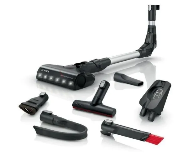 Bosch Unlimited 7 BCS711XXL - Støvsuger - pind/håndholdt (2-i-1) - uden pose - ledningsfri - hvid - 1 batteri, inkluderet oplader