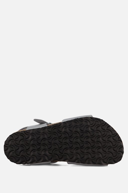 Birkenstock Rio Kids Sandalen zilver Imitatieleer