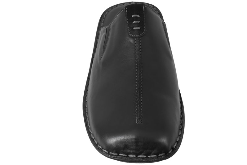 COPENHAGEN SHOES NESWILLE HJEMMESKO I SORT GLAT SKIND