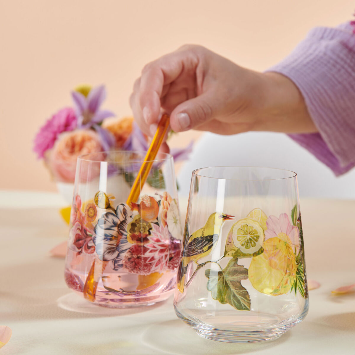 Ritzenhoff Sommertau No 1 & 2 vattedrikkglass, 2-pakning