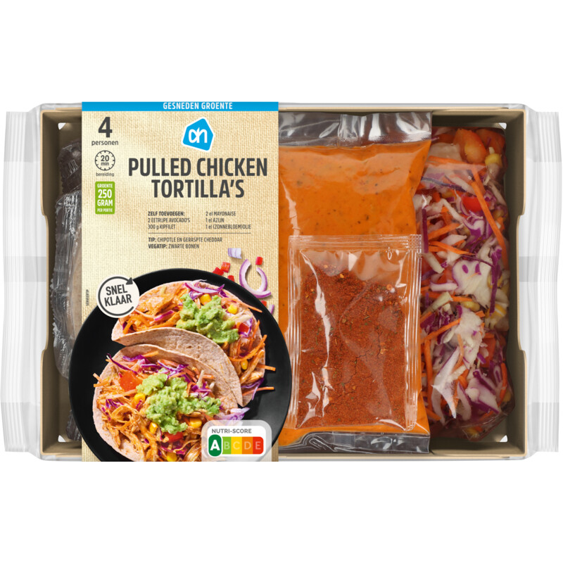 AH Gesneden verspakket chicken tortilla's