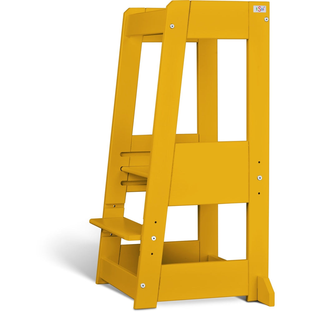Køb tiSsi® Sun Yellow Laquer Felix Læringstårn Massiv Bøg