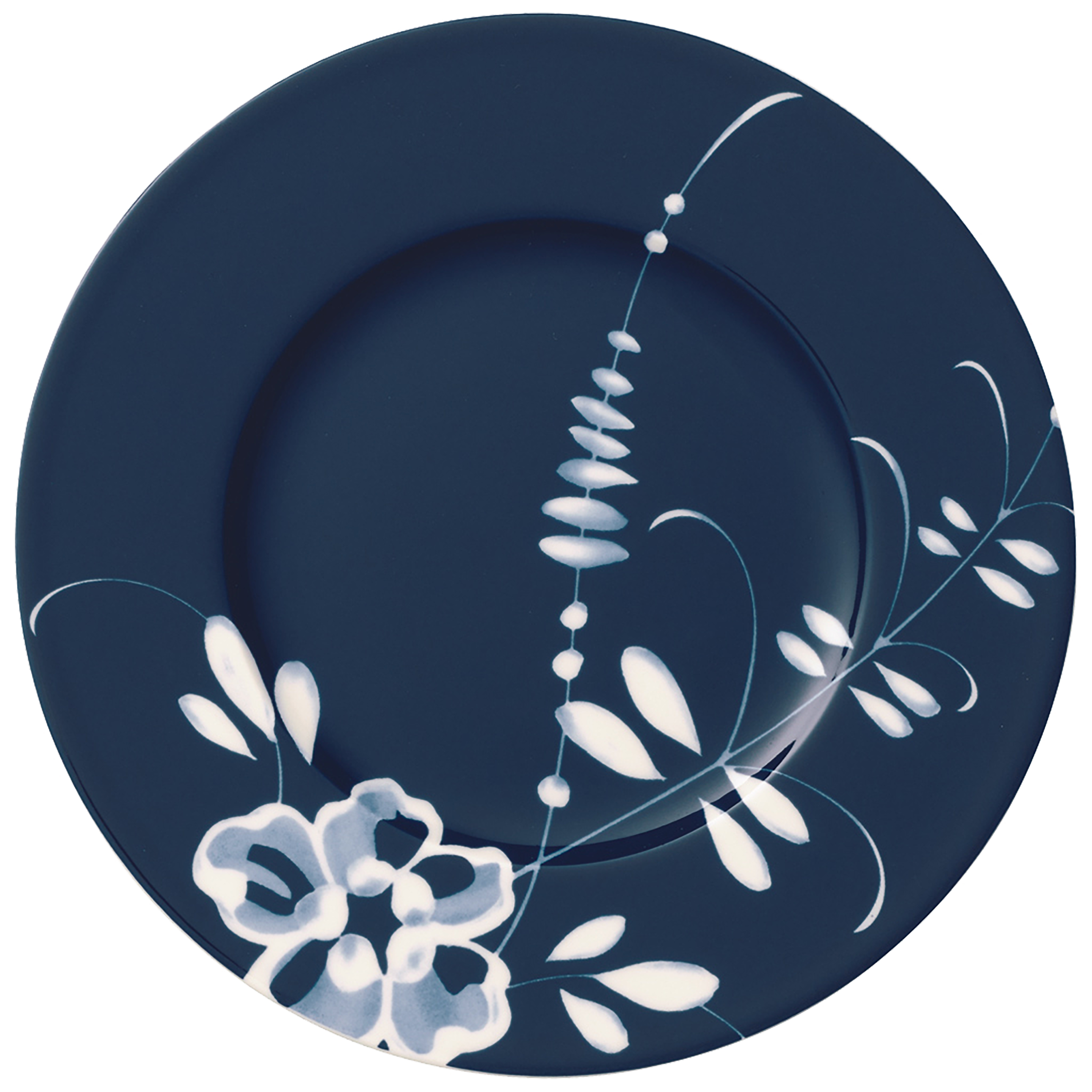 Vieux Luxembourg Bread plate Blue, 7.1'', Premium Porcelain