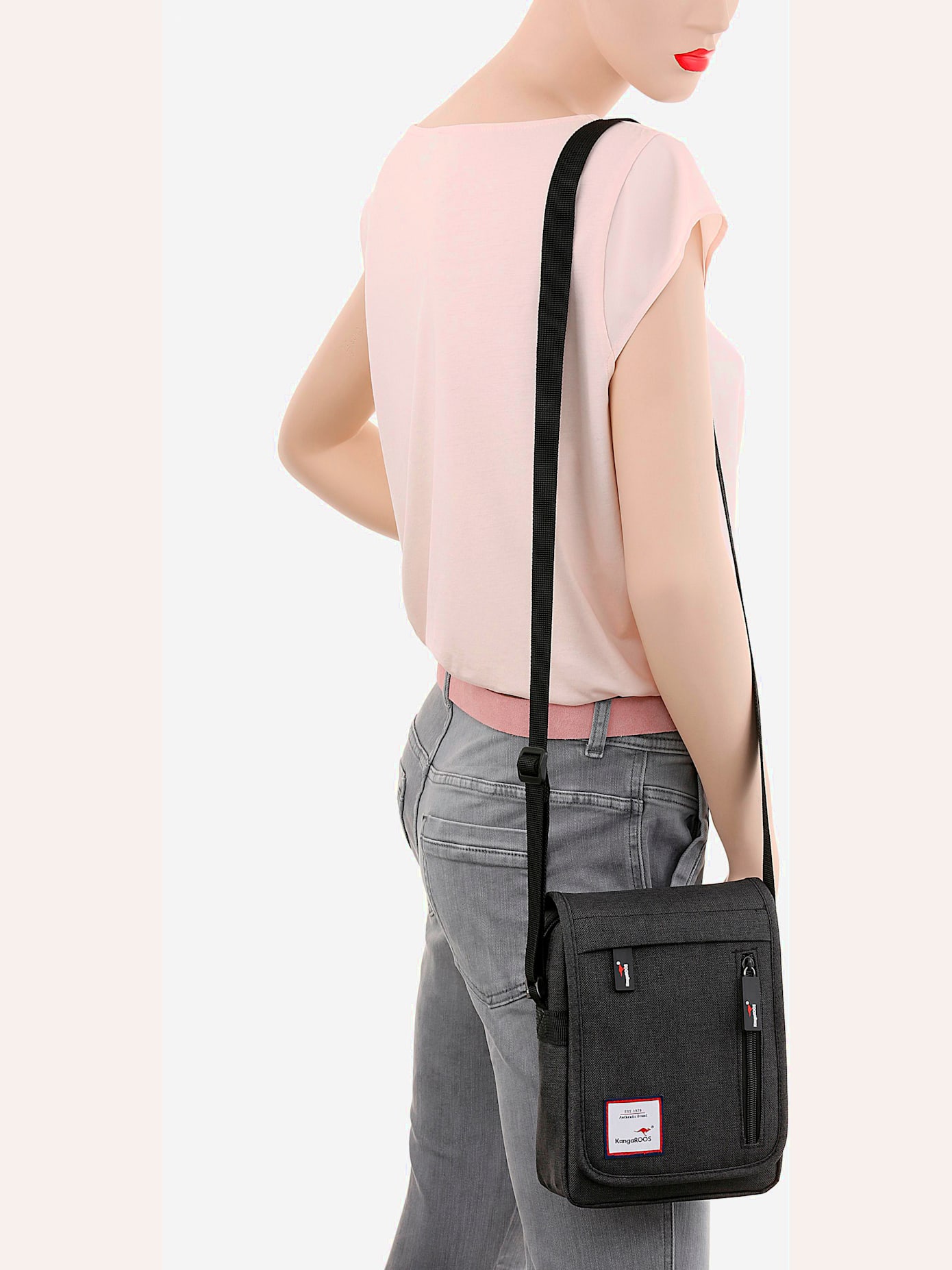 Sac en bandoulière en nylon résistant
