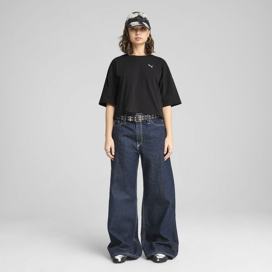 Puma WARDROBE ESS Kurzes Oversized-T-Shirt
