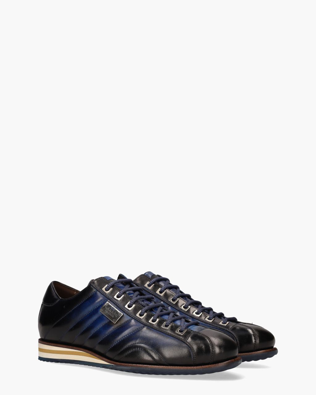 Harris 0894 Zwart/Blauw Herensneakers