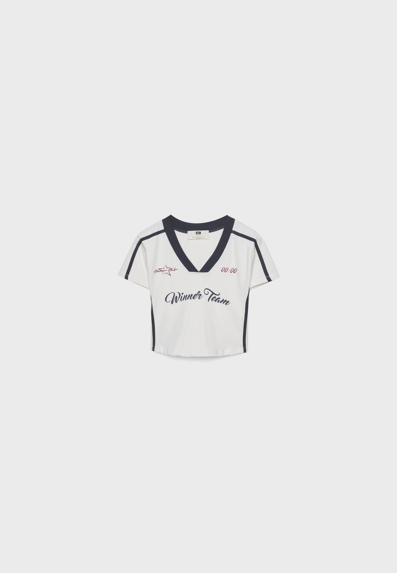Camiseta esportiva ajustada