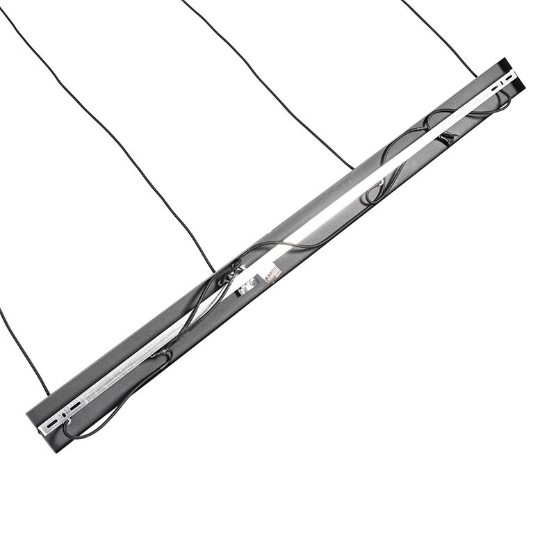 Moderne hanglamp zwart 4-lichts - Saffira