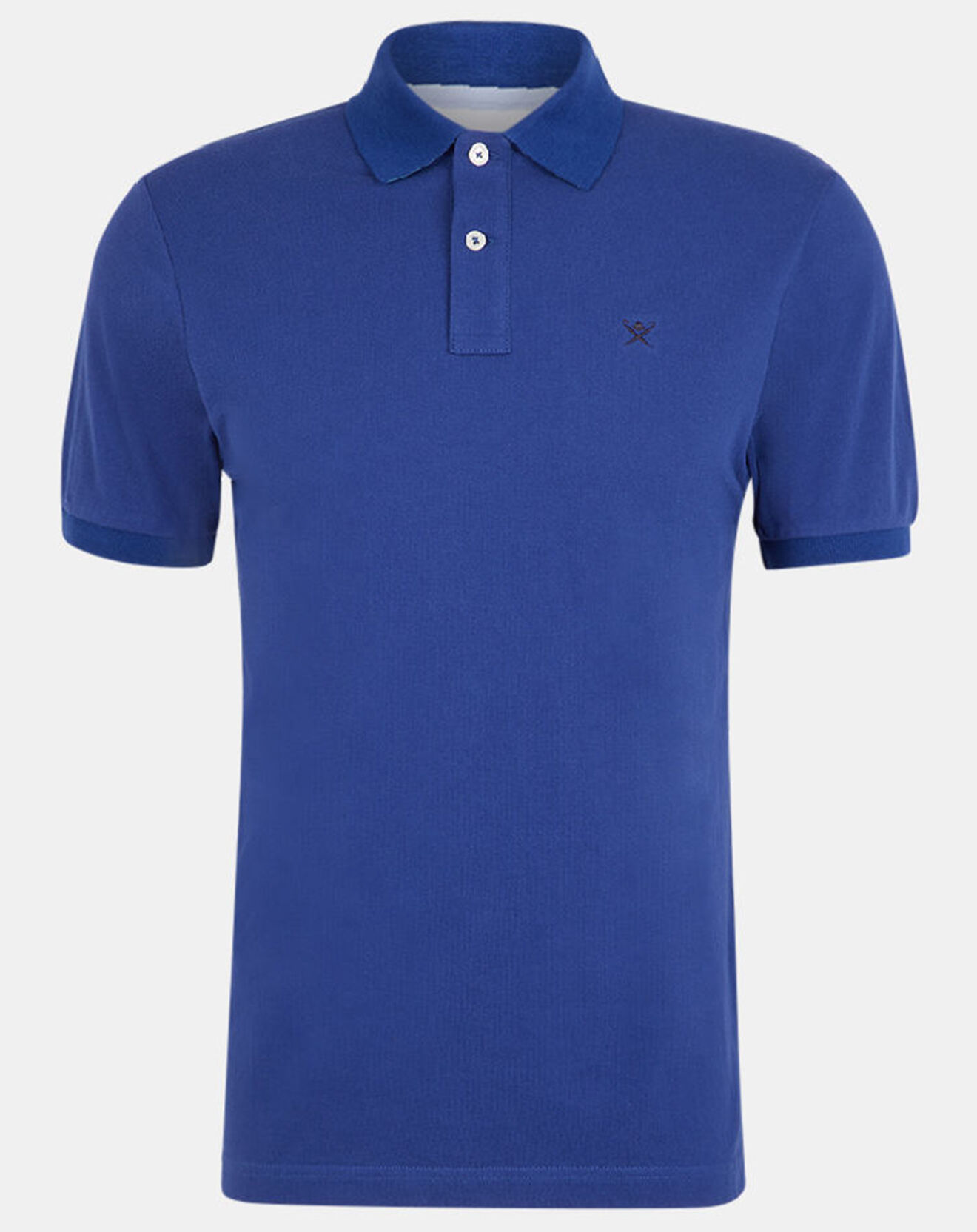 Hackett London Polo Slim Fit uni bleu