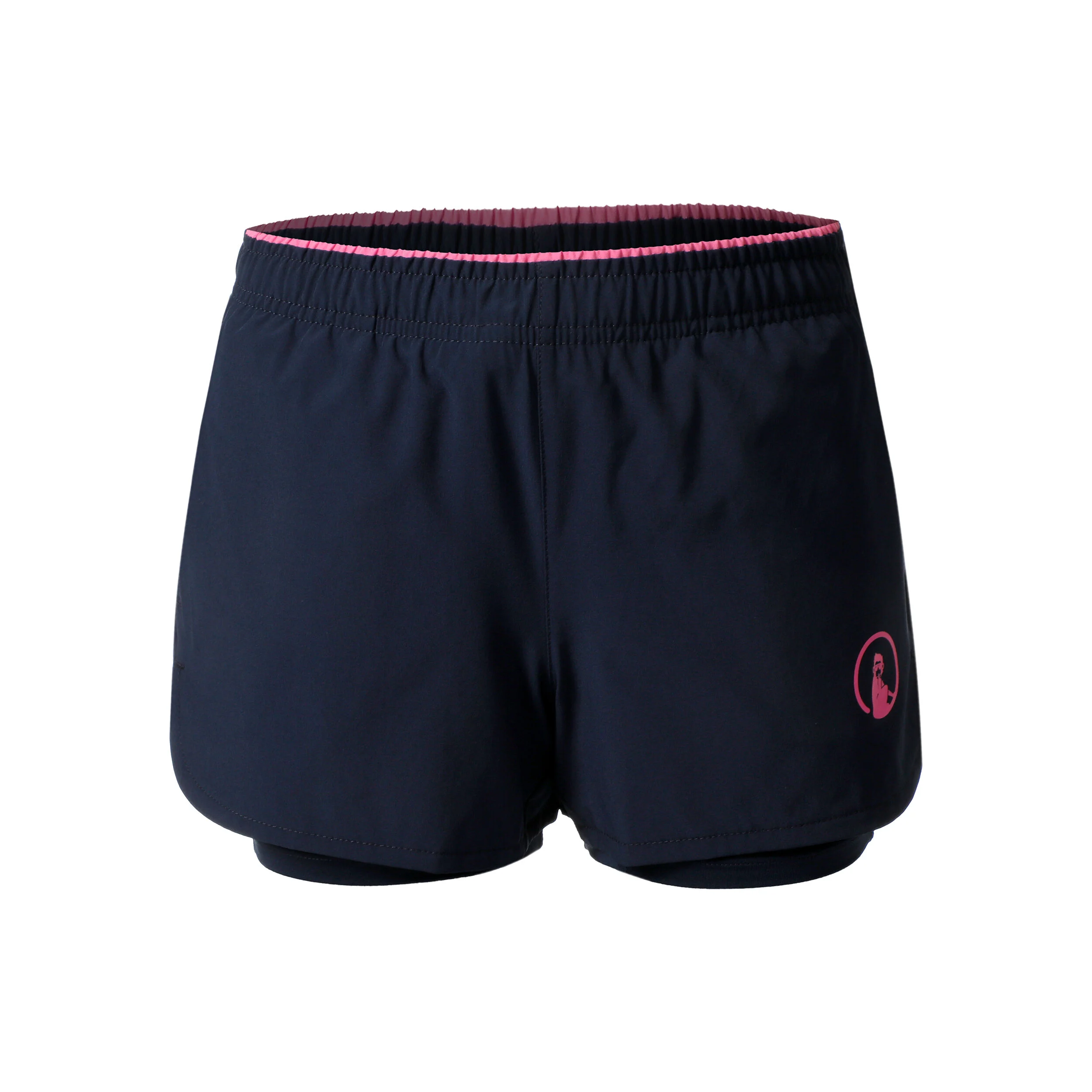 Quiet Please Match 2in1 Shorts Filles - Bleu Foncé