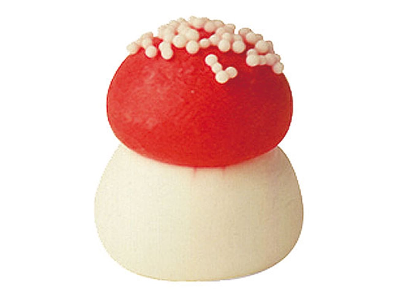Champignons rouges en sucre - Décoration gâteau - Rouge Ø 2,2 cm (x 75)