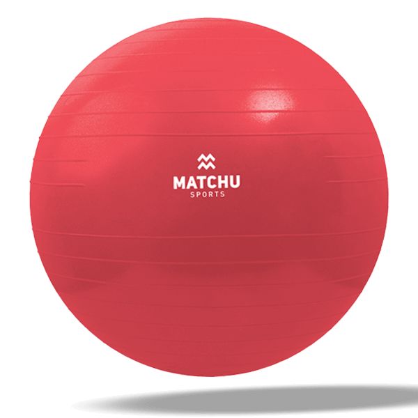 Matchu Sports - Gymnastikball - Pilatesball - Yogaball mit Pumpe 55 cm