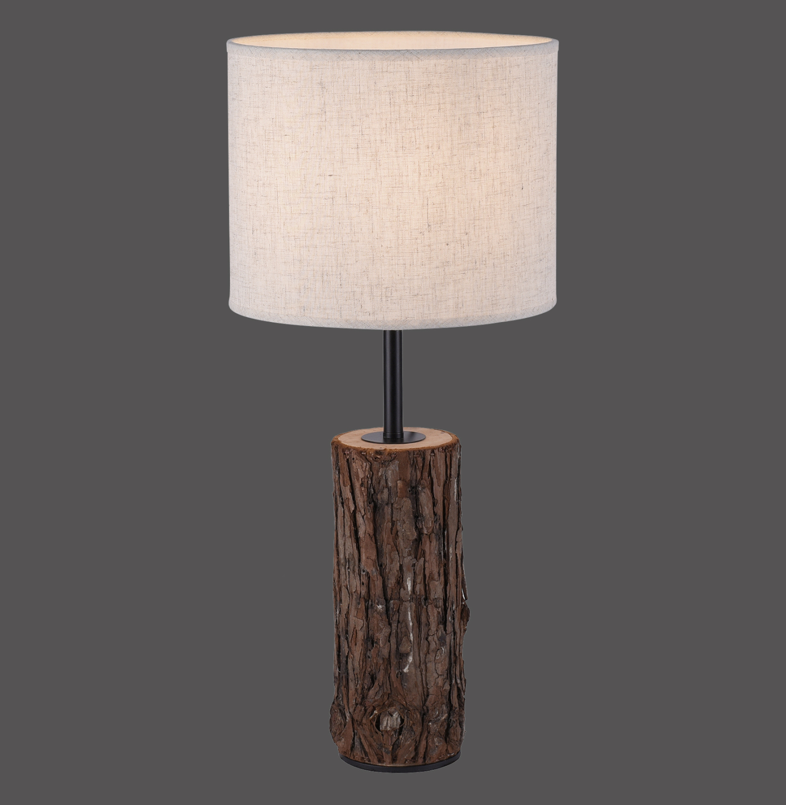 Tischleuchte - Holz-natur - 50 cm hoch