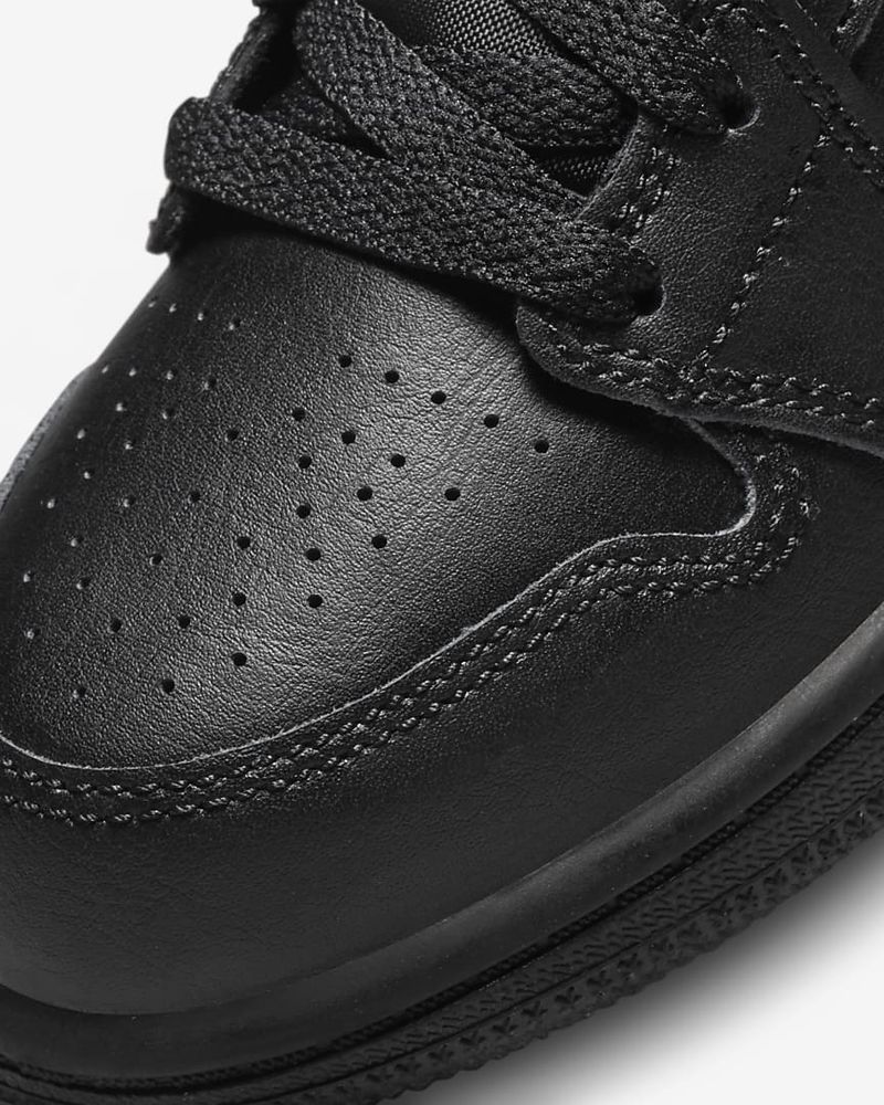 Chaussures Nike Jordan 1 Mid Noir pour enfant