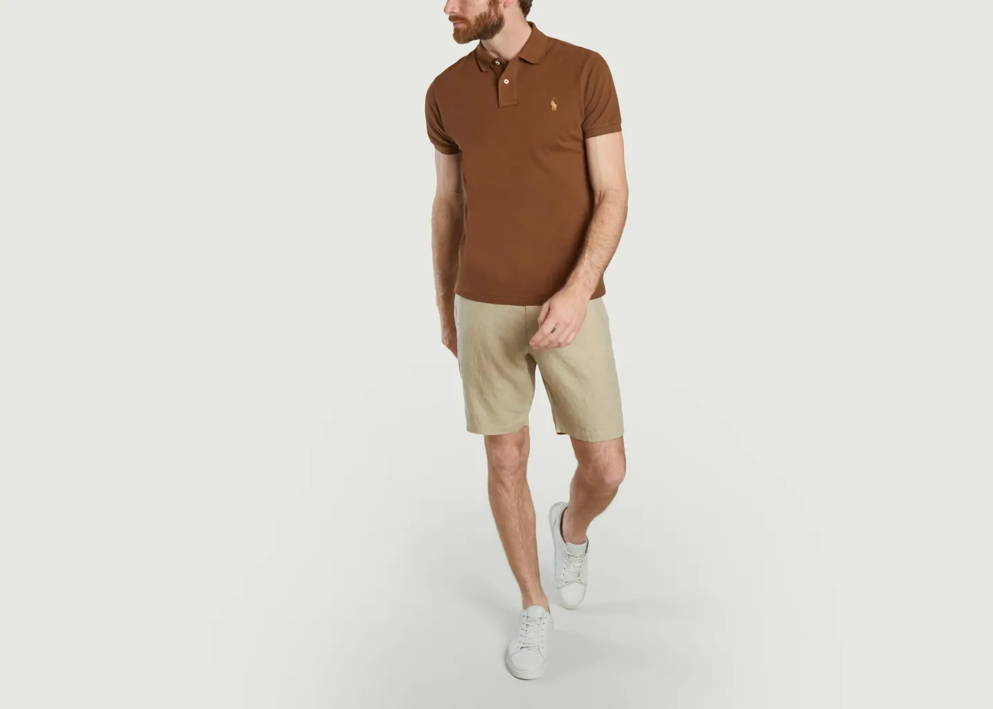 Polo en coton piqué coupe cintrée Polo Ralph Lauren