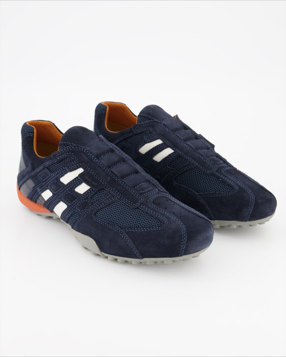 Geox SNAKE L - SCAM. MESH Sneaker in Blau