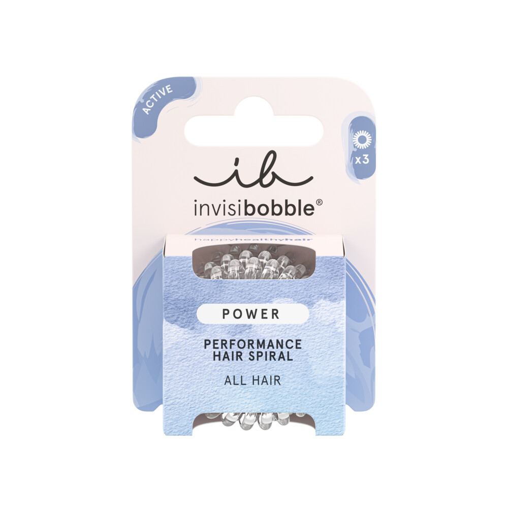 Invisibobble Power Crystal Clear3 stuks