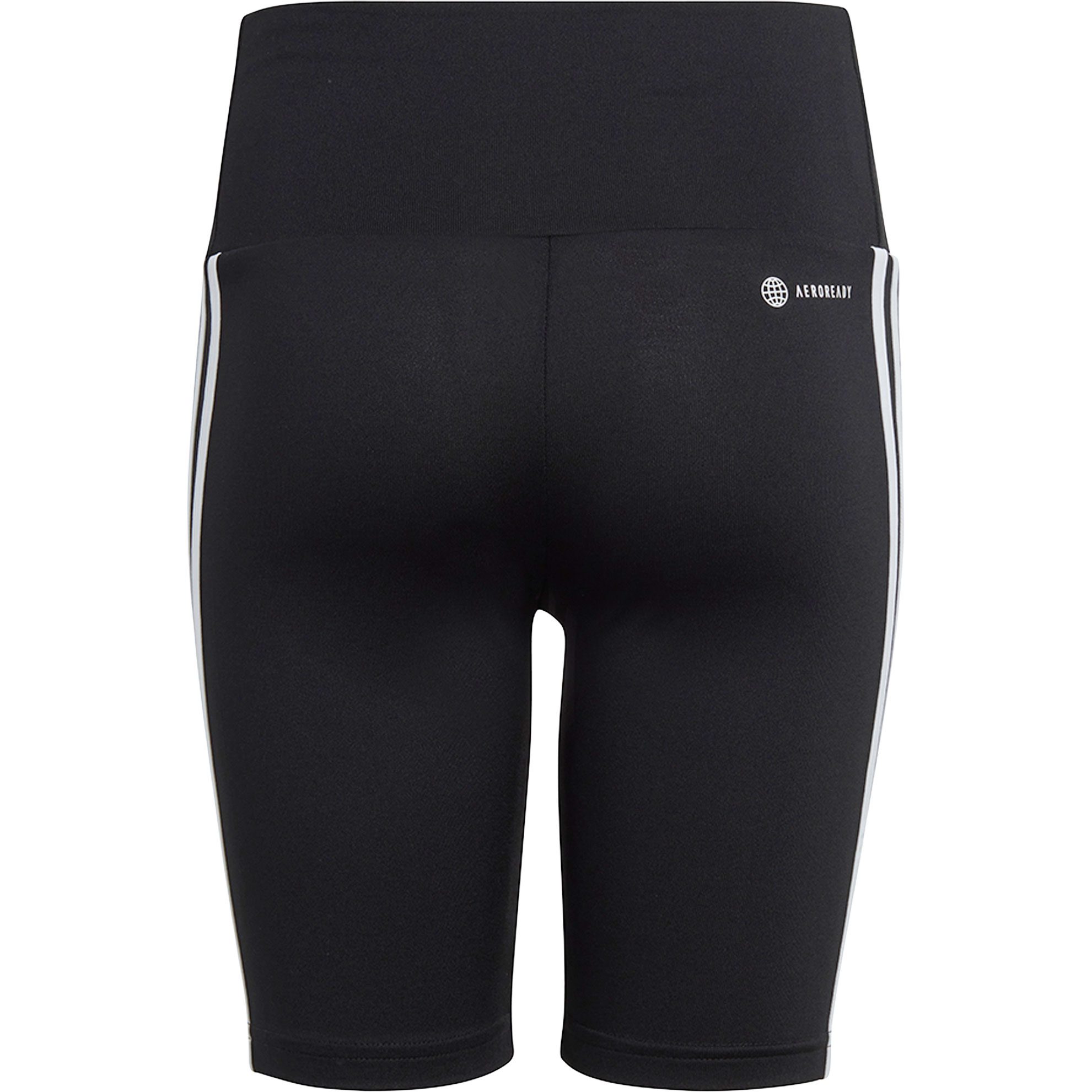 adidas Train Essentials Aeroready 3-Streifen Biker Tights Mädchen schwarz