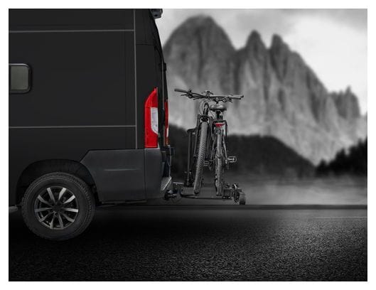 Eufab -  Porte-vélos 2 Vélos Plateforme Sd260 Black Spécial Portes Battantes Fourgon - Eufab