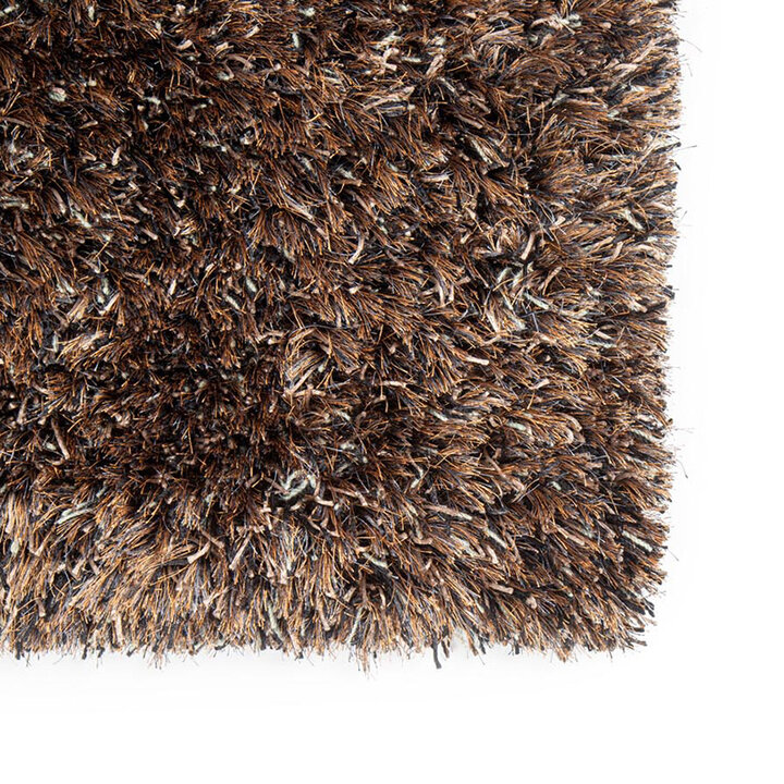 Shaggy vloerkleed op maat - New Paulo Bruin 770