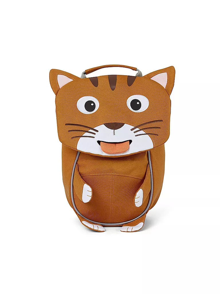 AFFENZAHN Kinder Rucksack Kleine Freunde - Katze braun