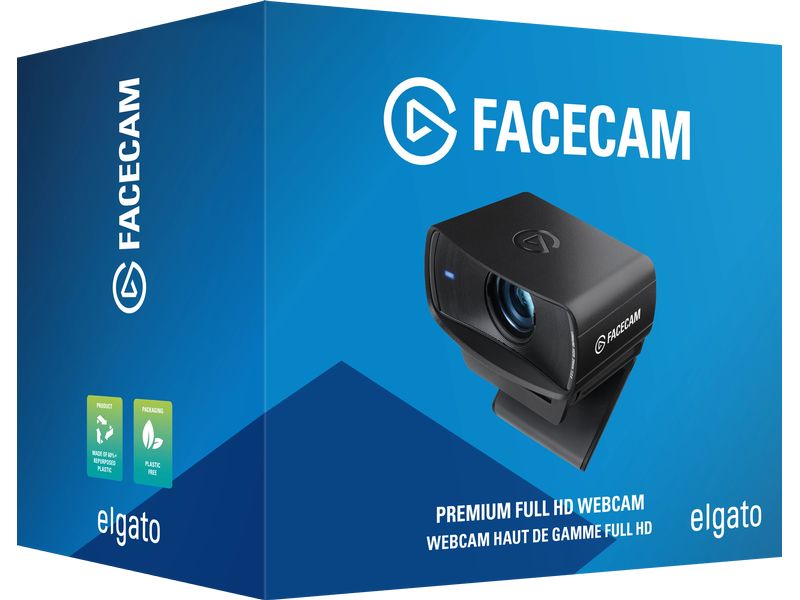 Elgato Webcam Facecam MK.2 HDR fähige Full HD-Webkamera für professionelle Leistung bei schlechten Lichtverhältnissen