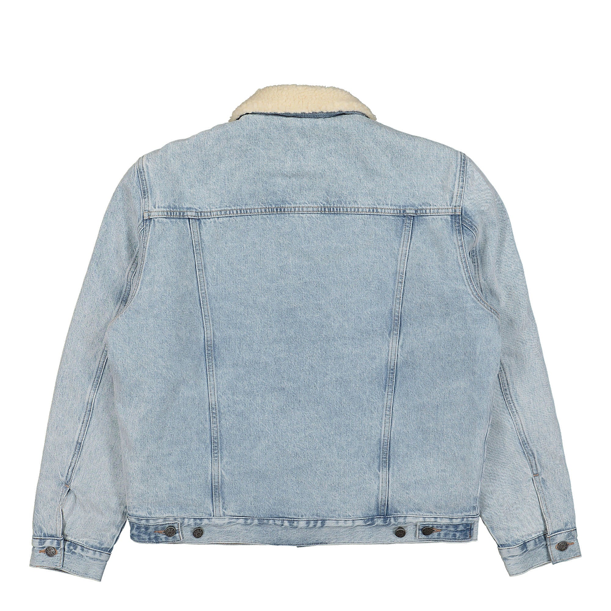 GUESS U.S.A.<br>Blue Denim Sherpa Jacket