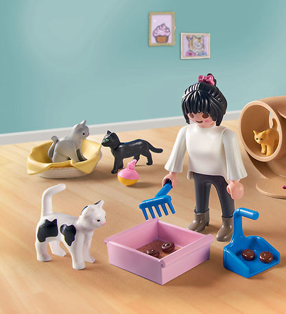 Playmobil MyLife - Katzencafé - 71744 - 72 Teile