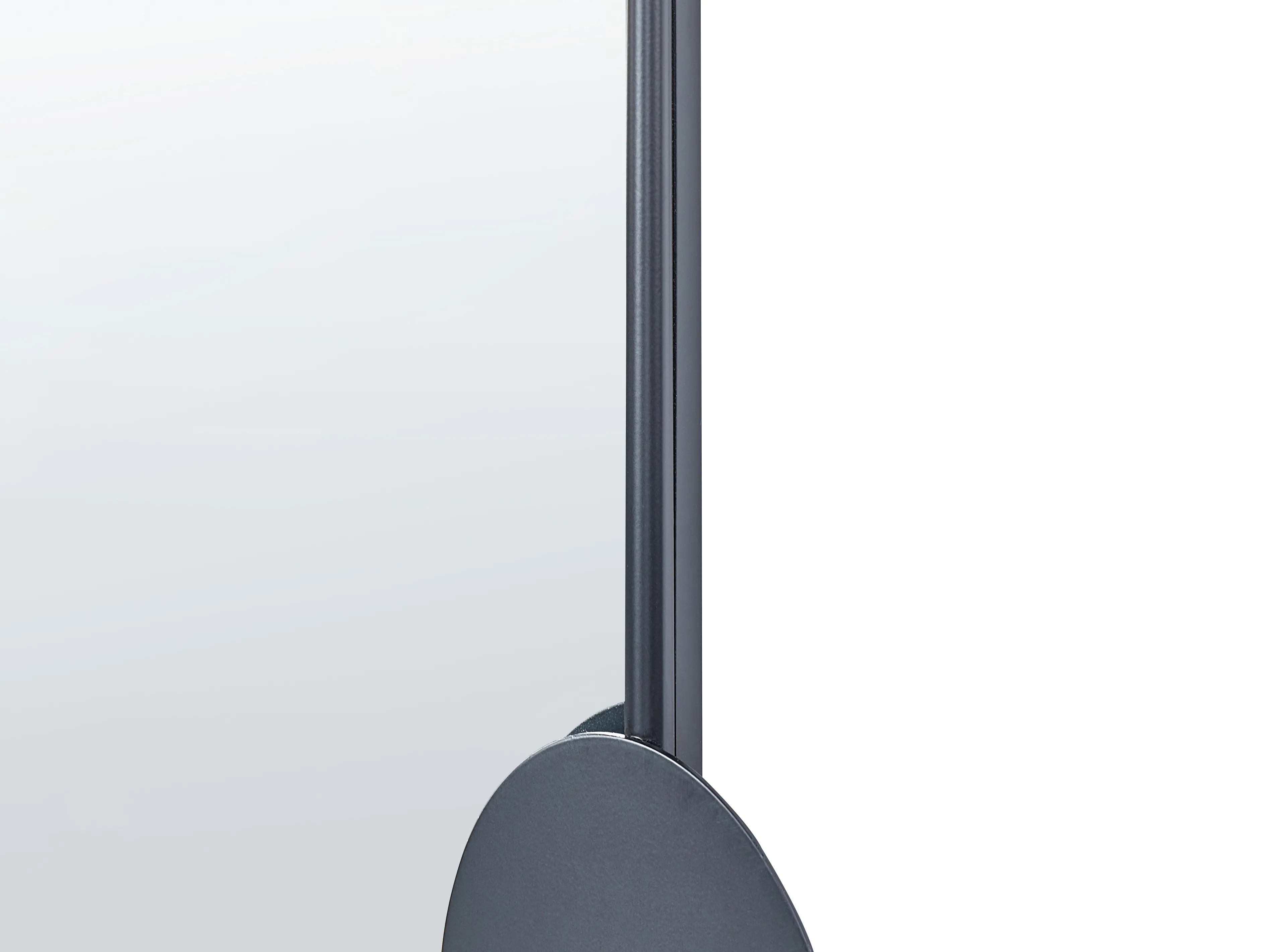 Wandspiegel AULON 69 cm 80 cm Metaal Zwart