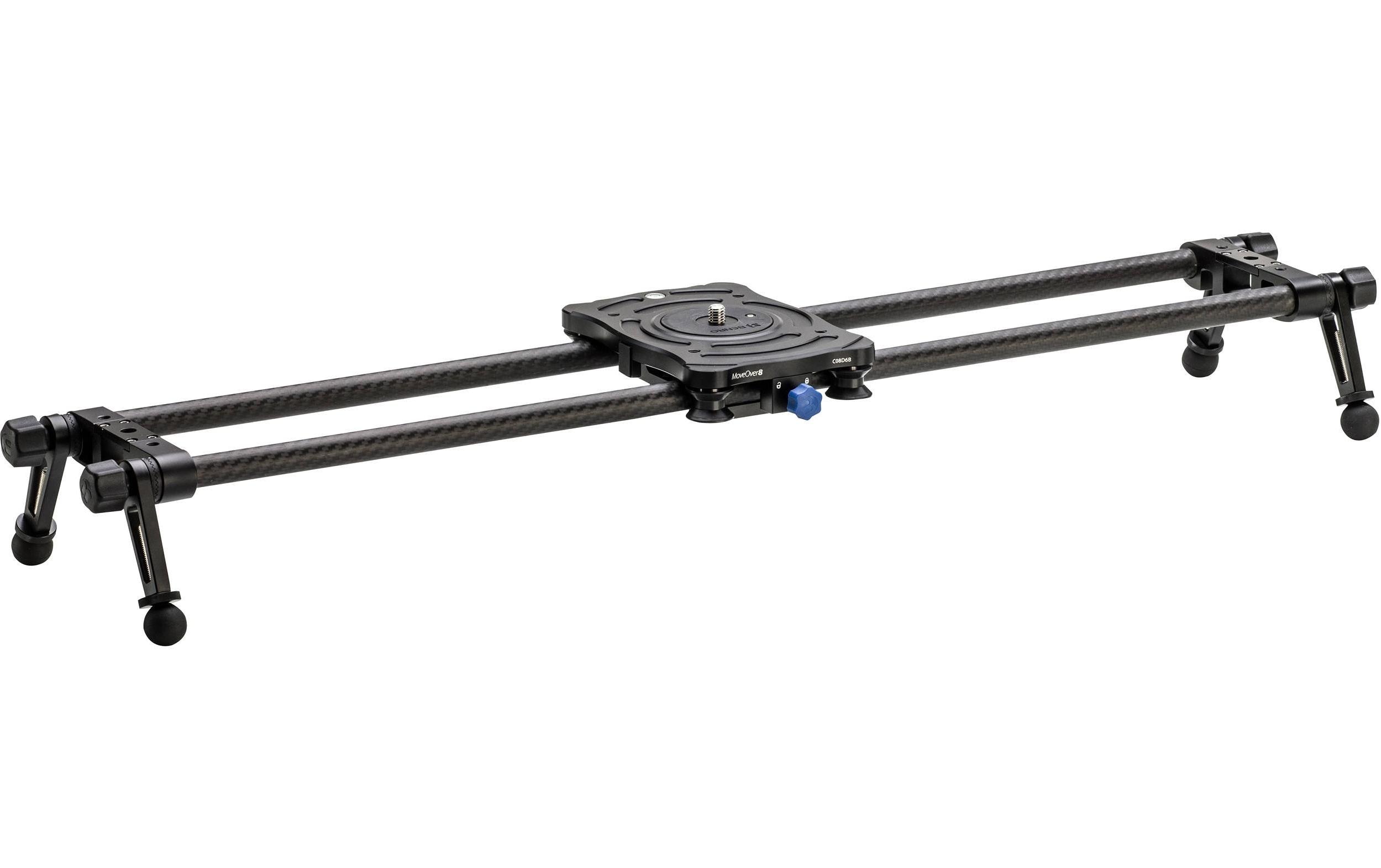 Skater-/Slider-Stativ MoveOver 8 Carbon 600 mm<br>Fortschrittlicher Kamera-Slider mit bis zu 8 Kilogramm Traglast