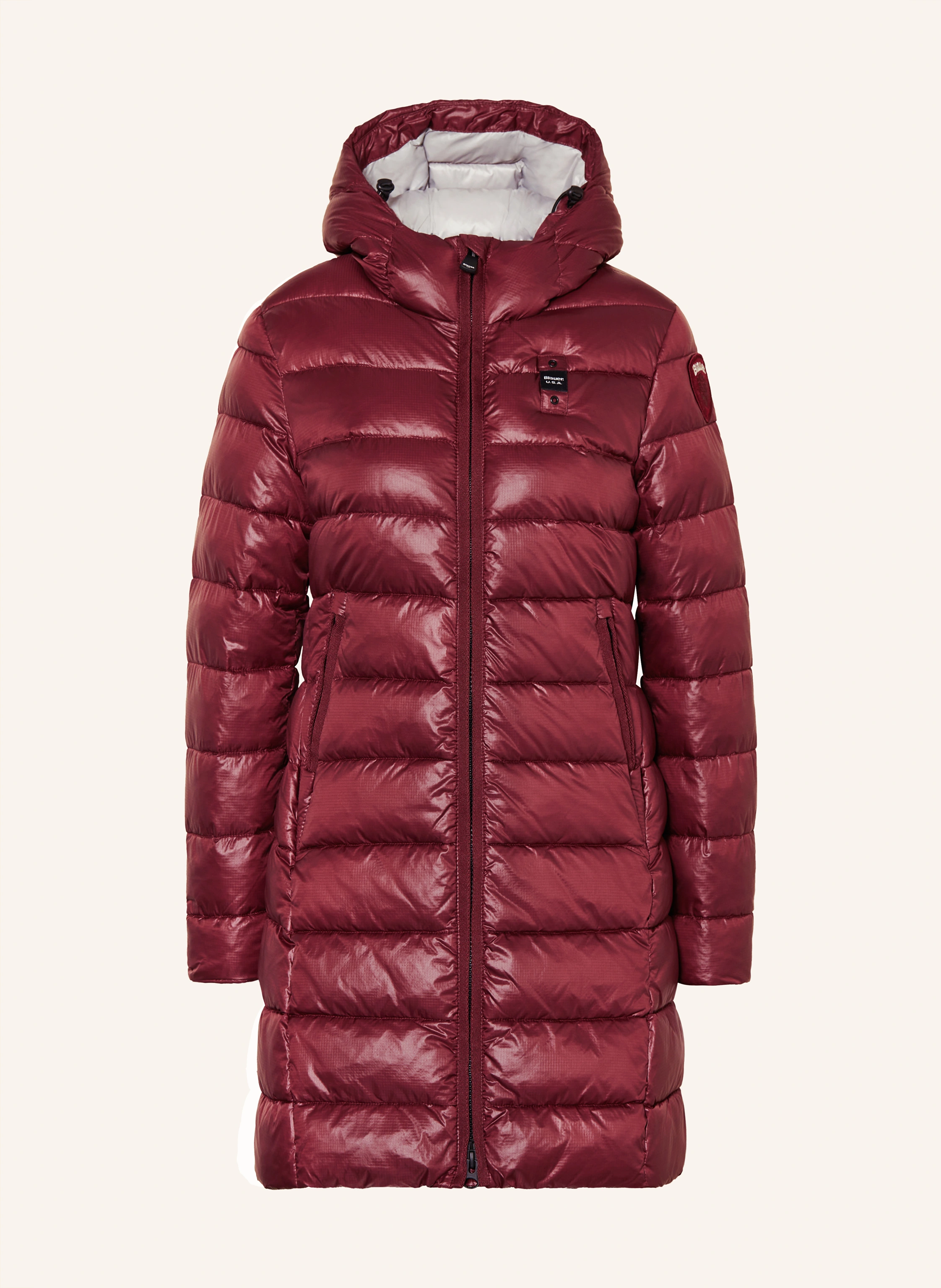 Blauer Steppmantel ADELAIDE