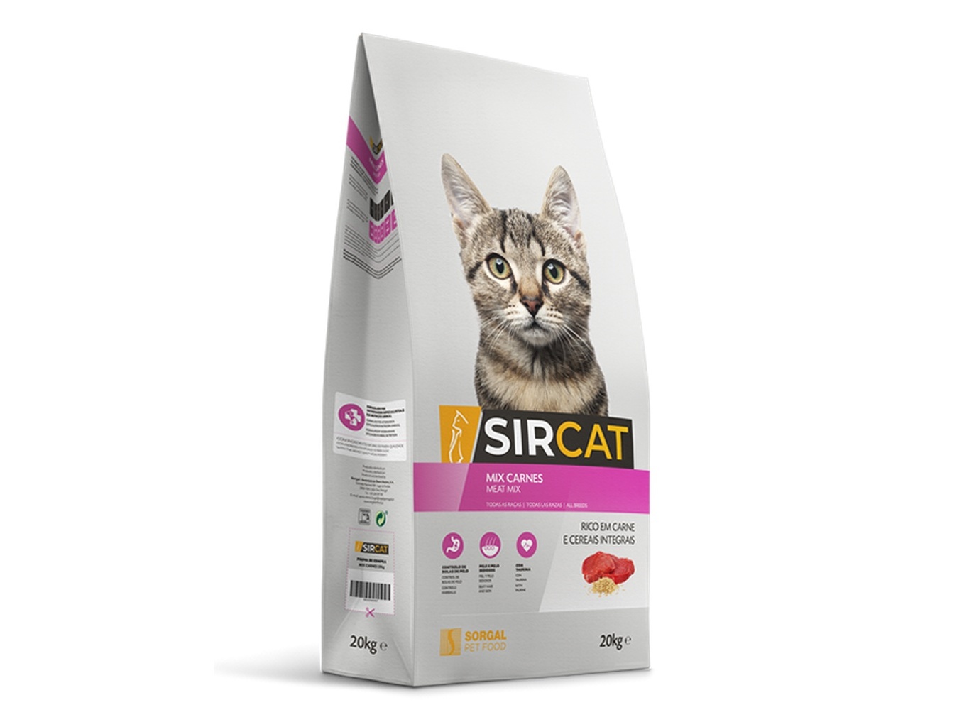 RAÇÃO GATO SIRCAT ADULTO MIX CARNES 3KG