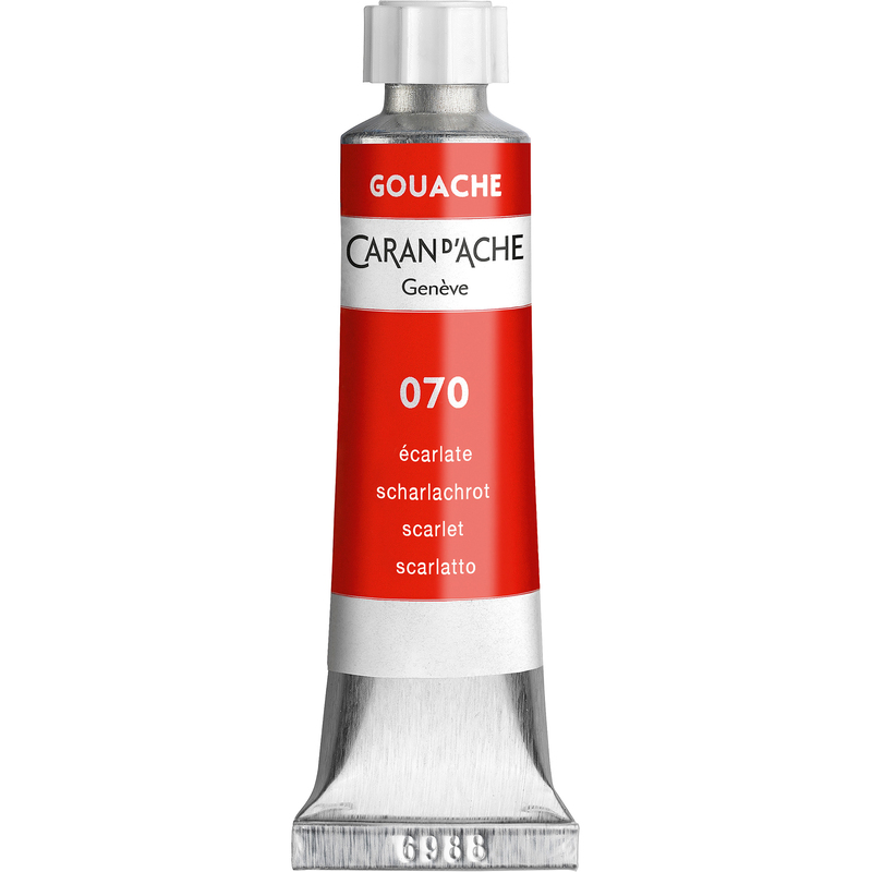 Caran d'Ache Gouache Studio, 10 ml, scharlachrot, 1 Stück