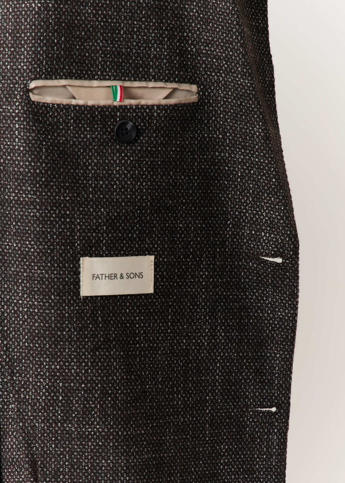 Veste casual Regular unie marron glacé