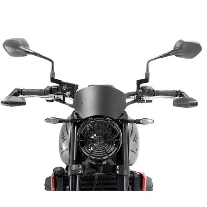 Protection levier SW-MOTECH NOIR AVEC DEFLECTEUR - Noir
