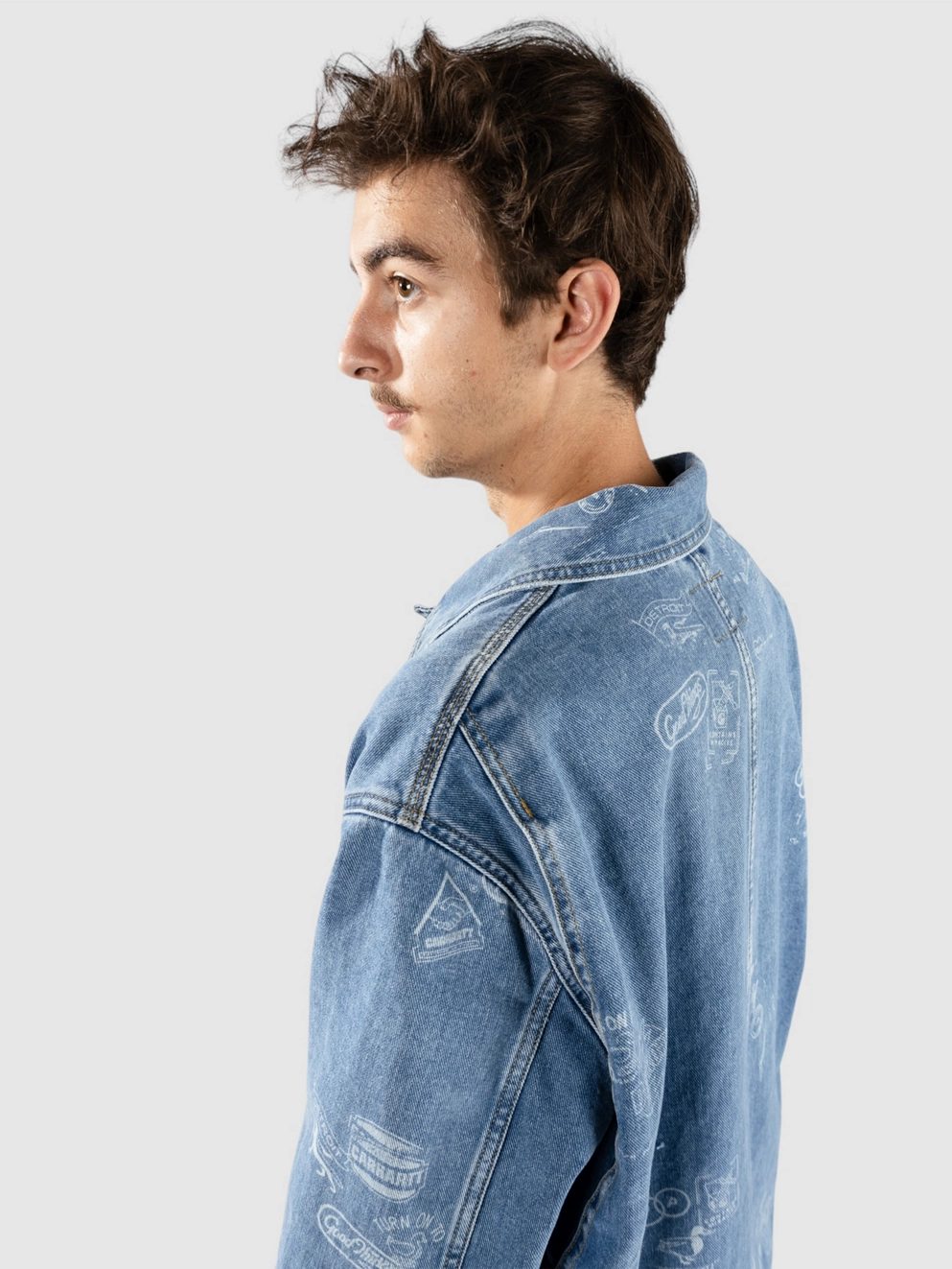 Carhartt WIP Stamp Jacket stamp print/blue