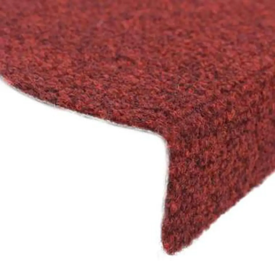 vidaXL - Trapmat - Rood - Polypropyleen - 65 x 21 x 4 cm - 15 stuks