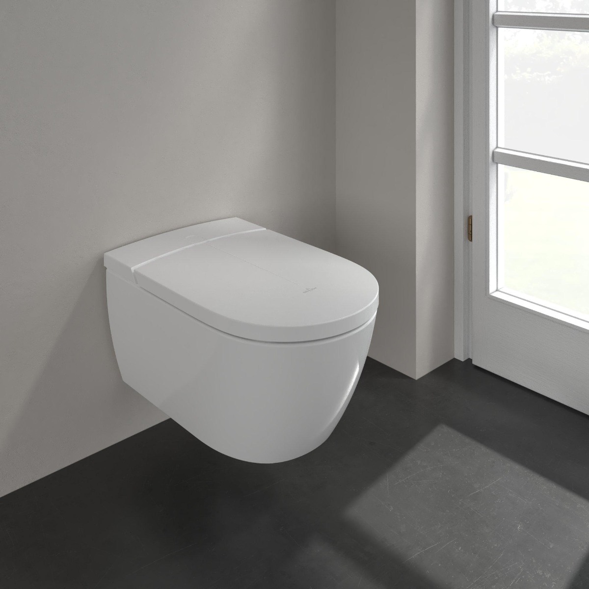 Villeroy & Boch ViClean douche wc randloos met softclose zitting wit glans