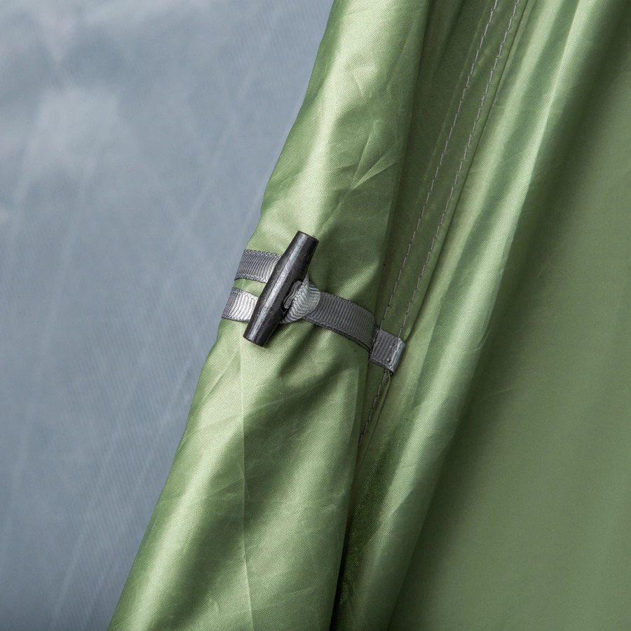 Outsunny Campingzelt für 2 Personen dunkelgrün, schwarz, weiß