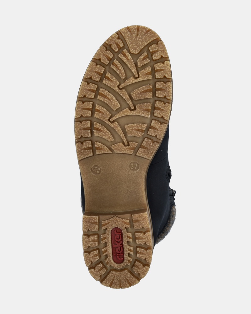 Rieker Veterboots  - blauw