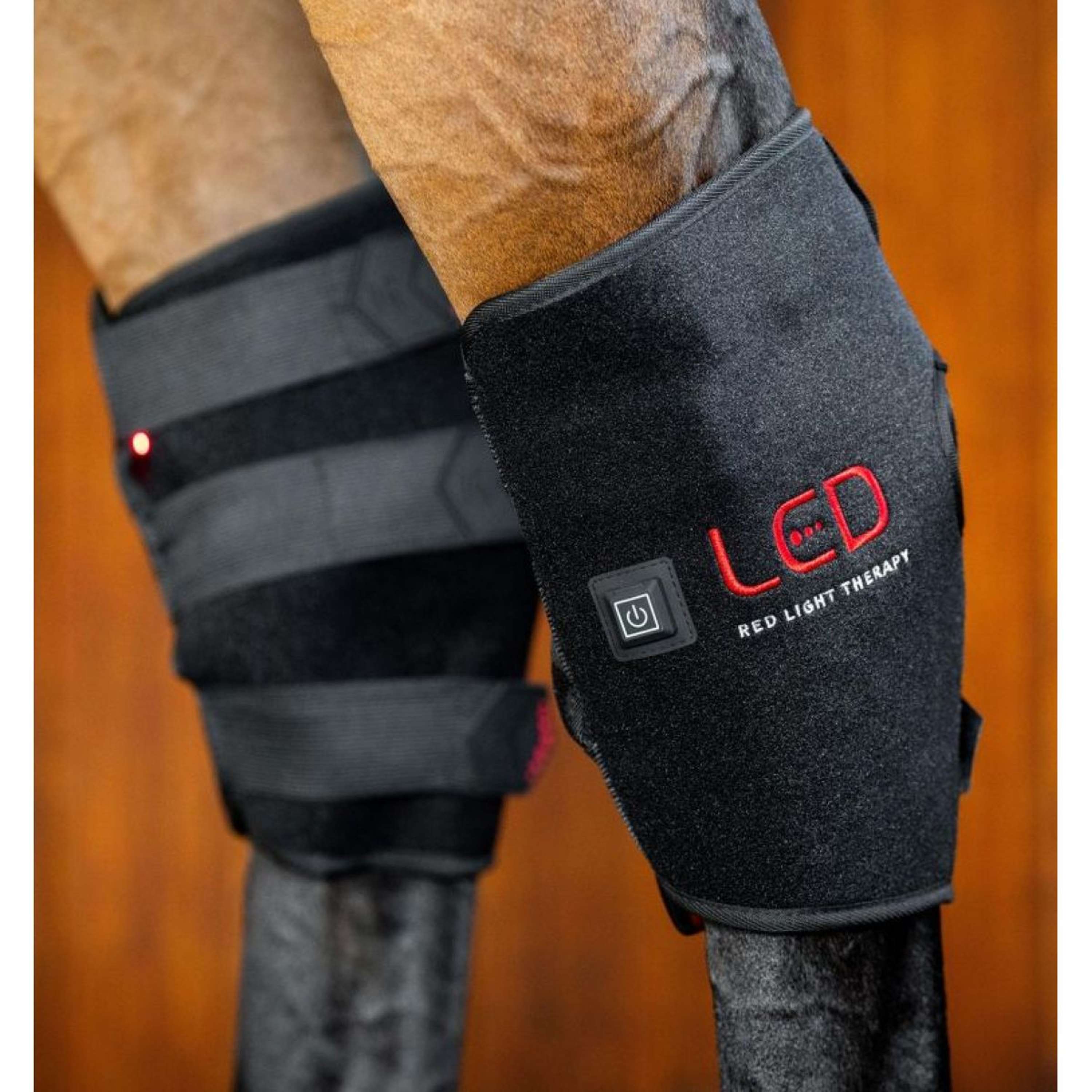Horseware LED Red Light Therapy Right Hock Boot Zwart