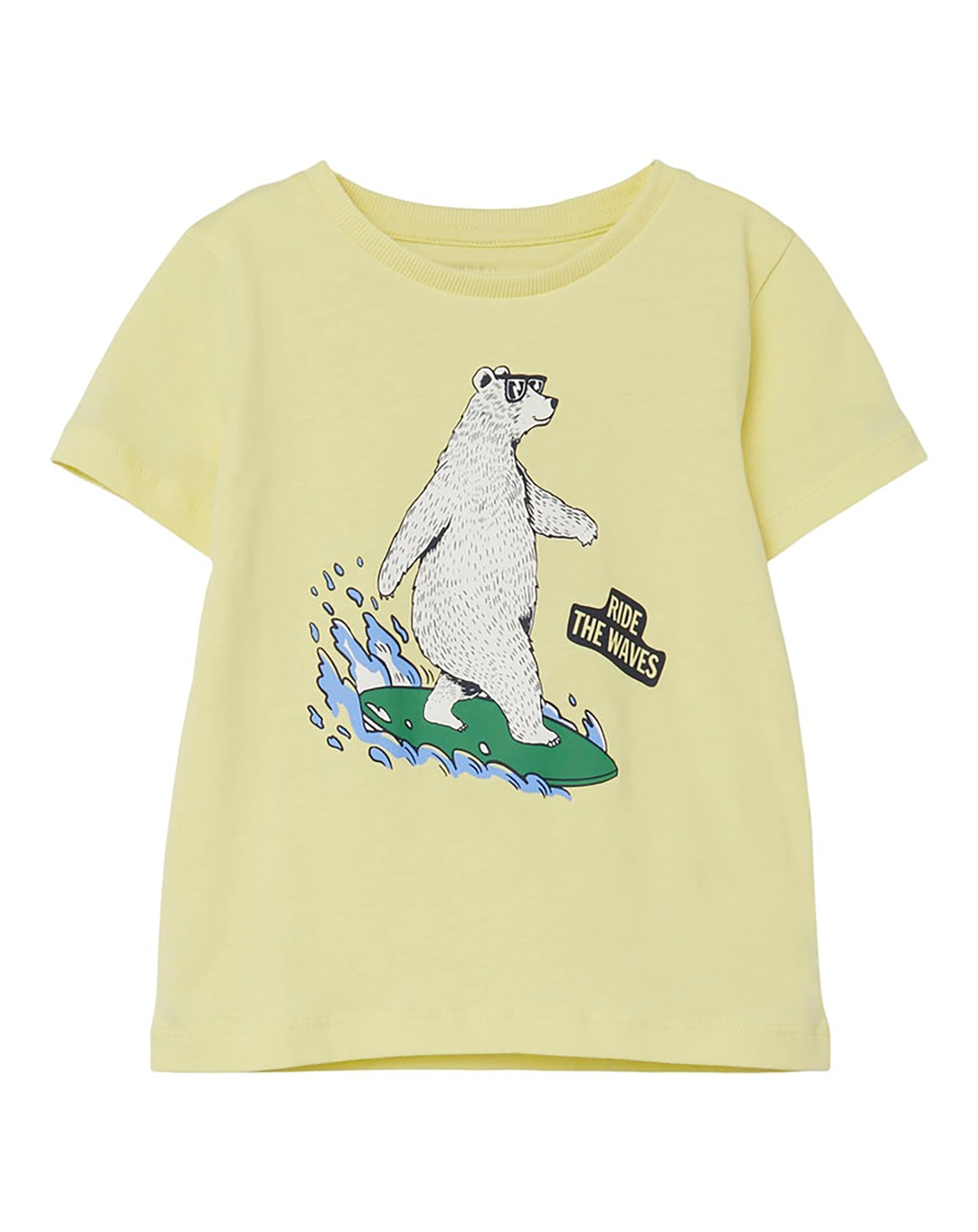 T-Shirt NMMJESO - BEACHBEAR in yellow pear