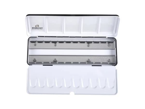 Rembrandt Watercolour storage tin for 24 half pans