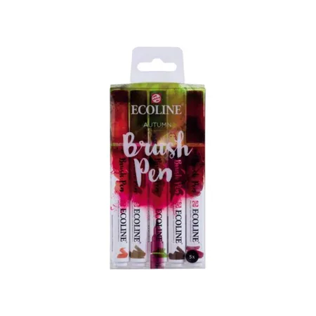 Royal Talens Ecoline Brushpen Herbsttöne, 5-teilig