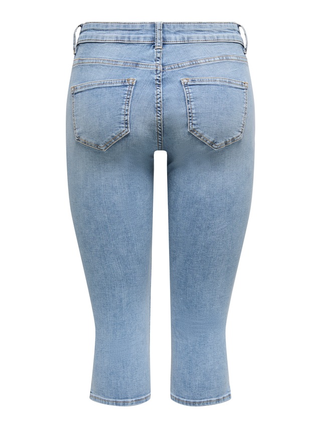 ONLY 7/8-Caprijeans »ONLBLUSH MW SLIT CAP SHORTS DNM DOT NOOS«