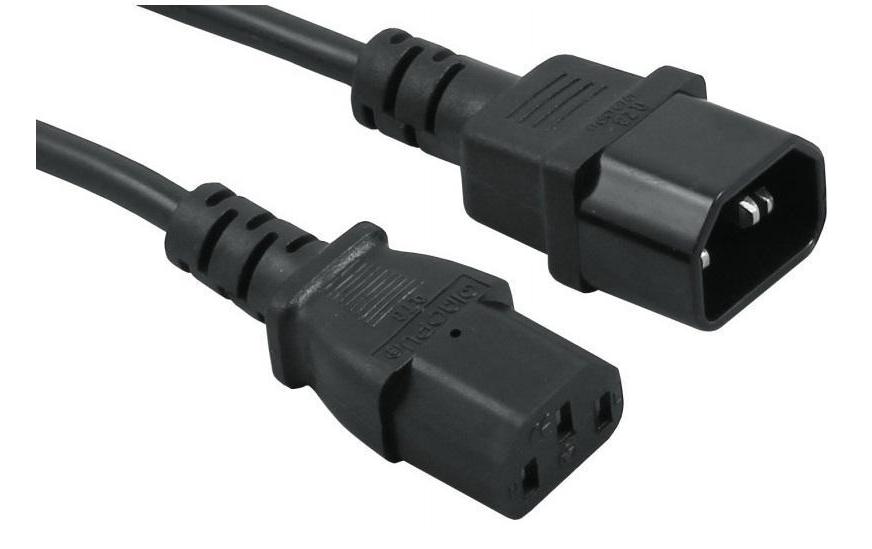Gerätekabel 0.5 m C13-C14 halogenfreiLow Smoke Zero Halogen