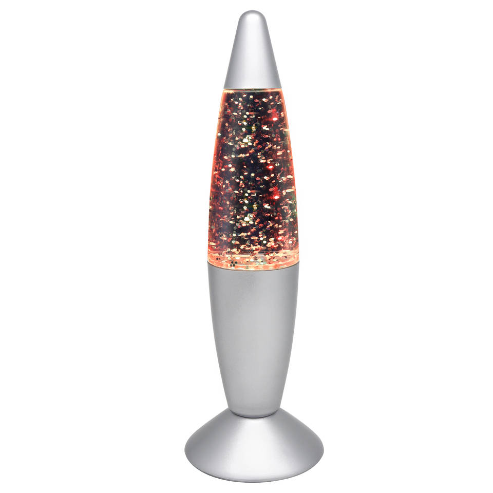 Mini glitterlamp - 19 cm