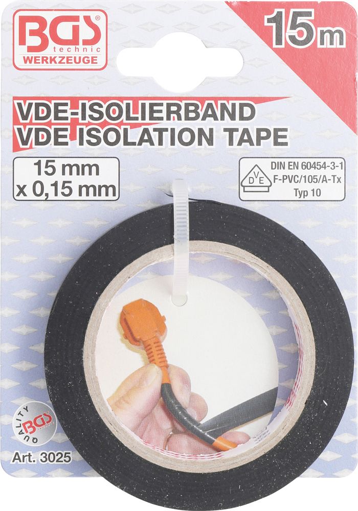 BGS technic Coroplast VDE Isolierband (15m) kaufen | Bike-Discount