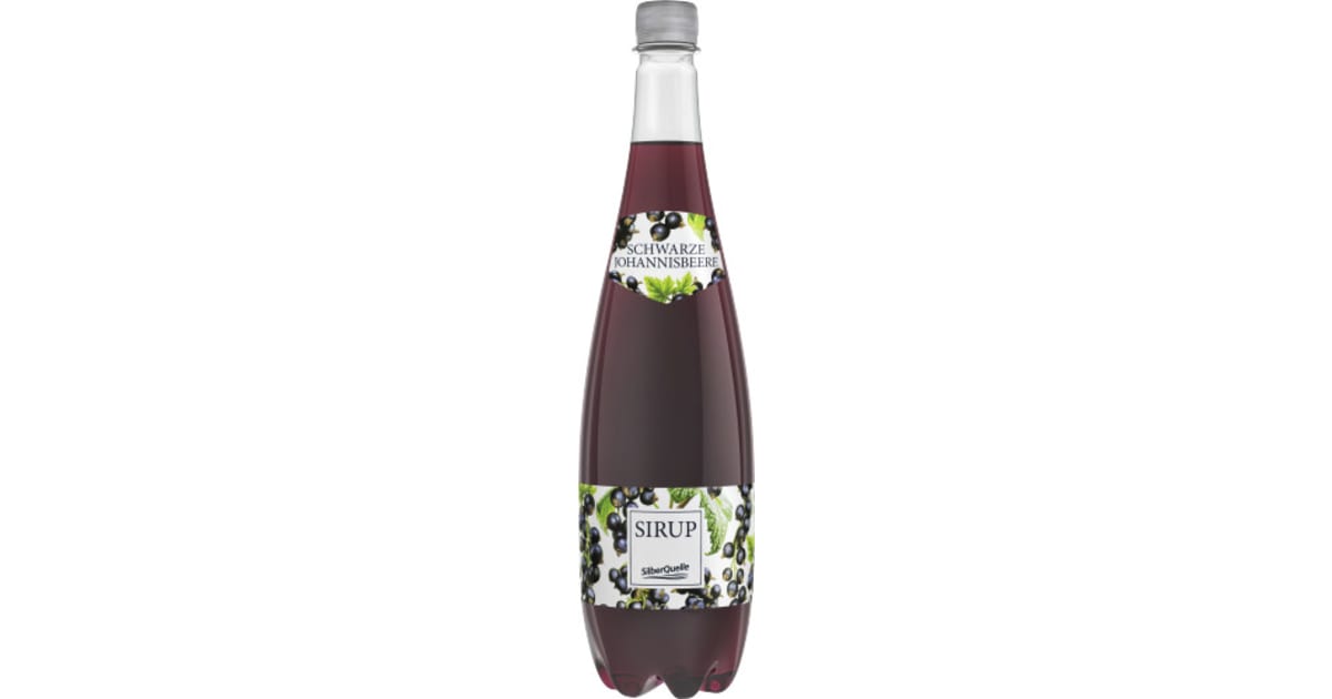 SilberQuelle Sirup Schwarze Johannisbeere 1,0 Liter (Einweg)