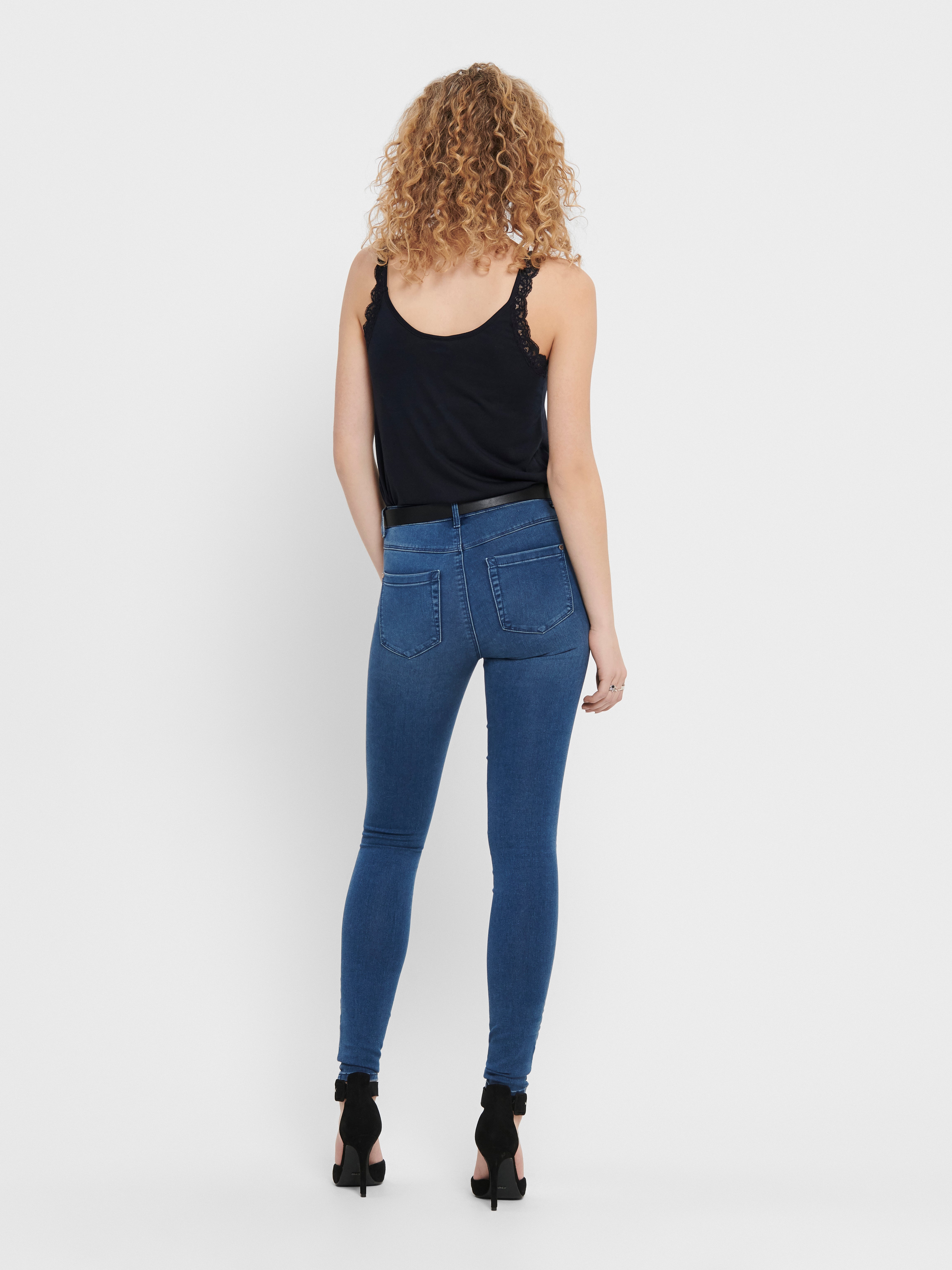 ONLROYAL Hohe Taille Skinny Fit Jeans Medium Blue Denim